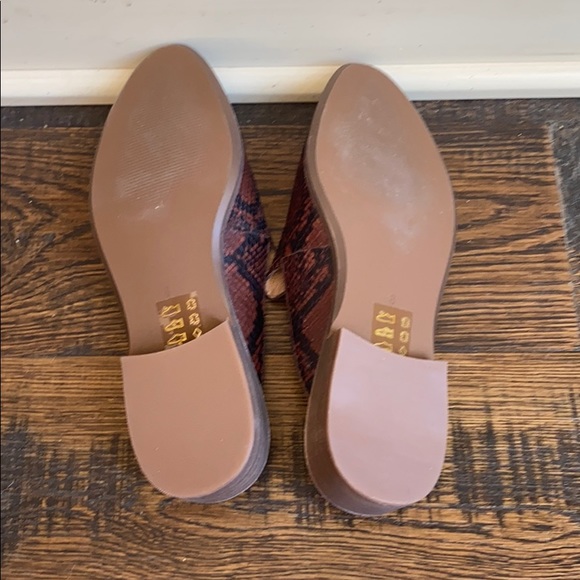 Madewell Frances Loafer Mule Snake Leather AF417 - Picture 4 of 4